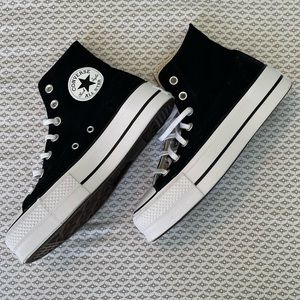 Converse Chuck Taylor All Star Lift Platform Canvas High Top Shoes Size 7